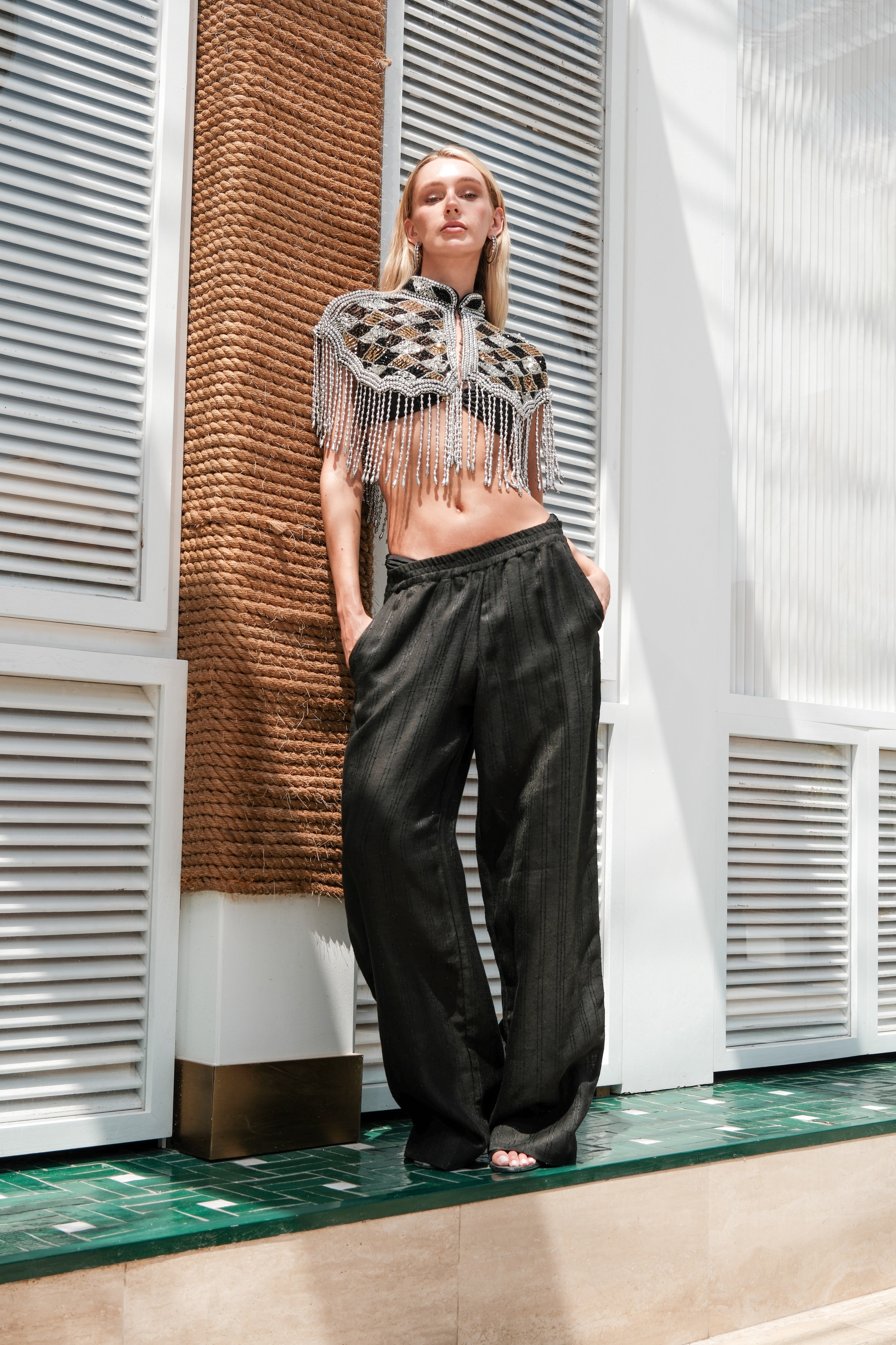 Lula Cape Silver Gold