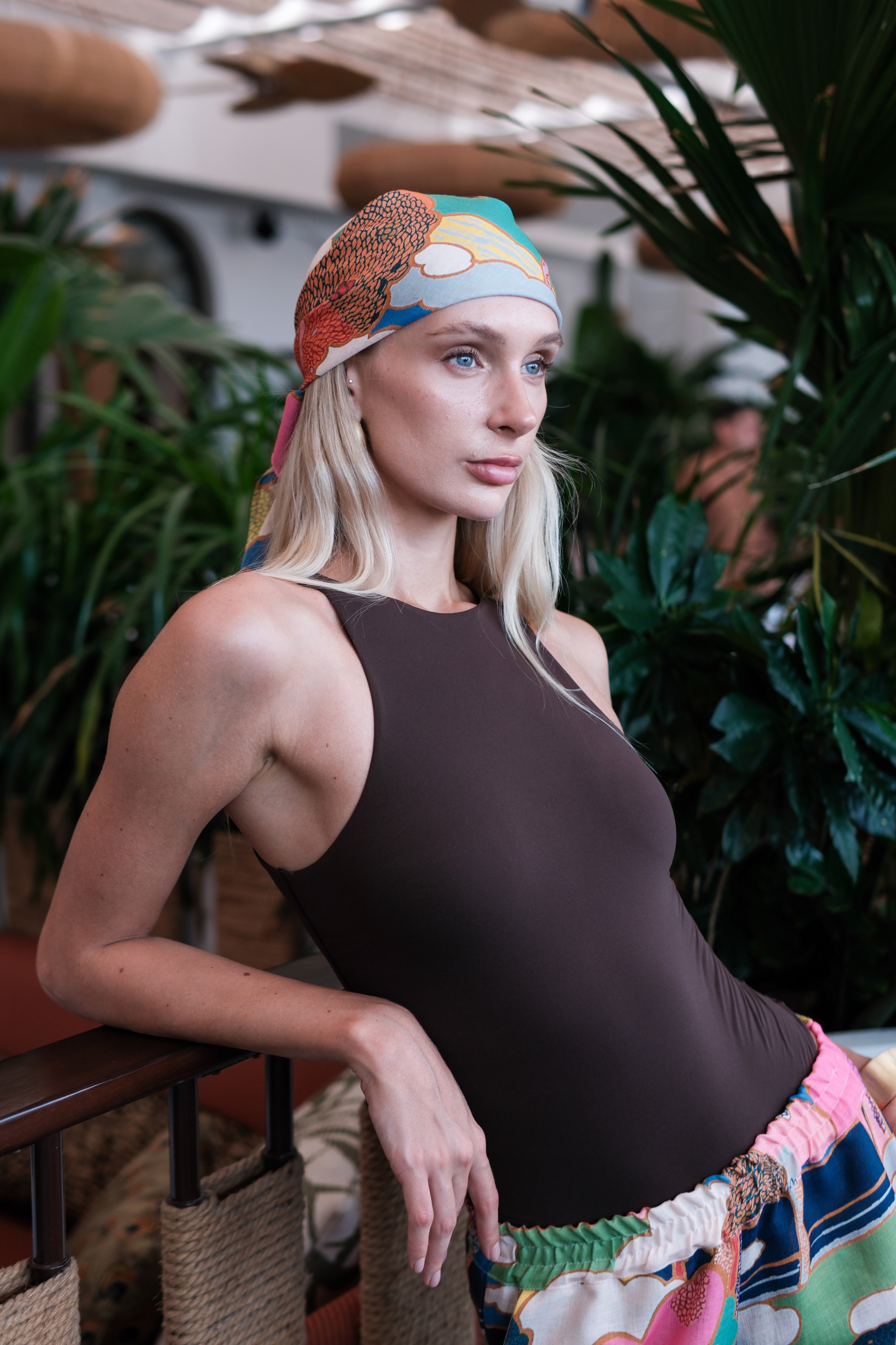 Selena Linen Scarf Selva