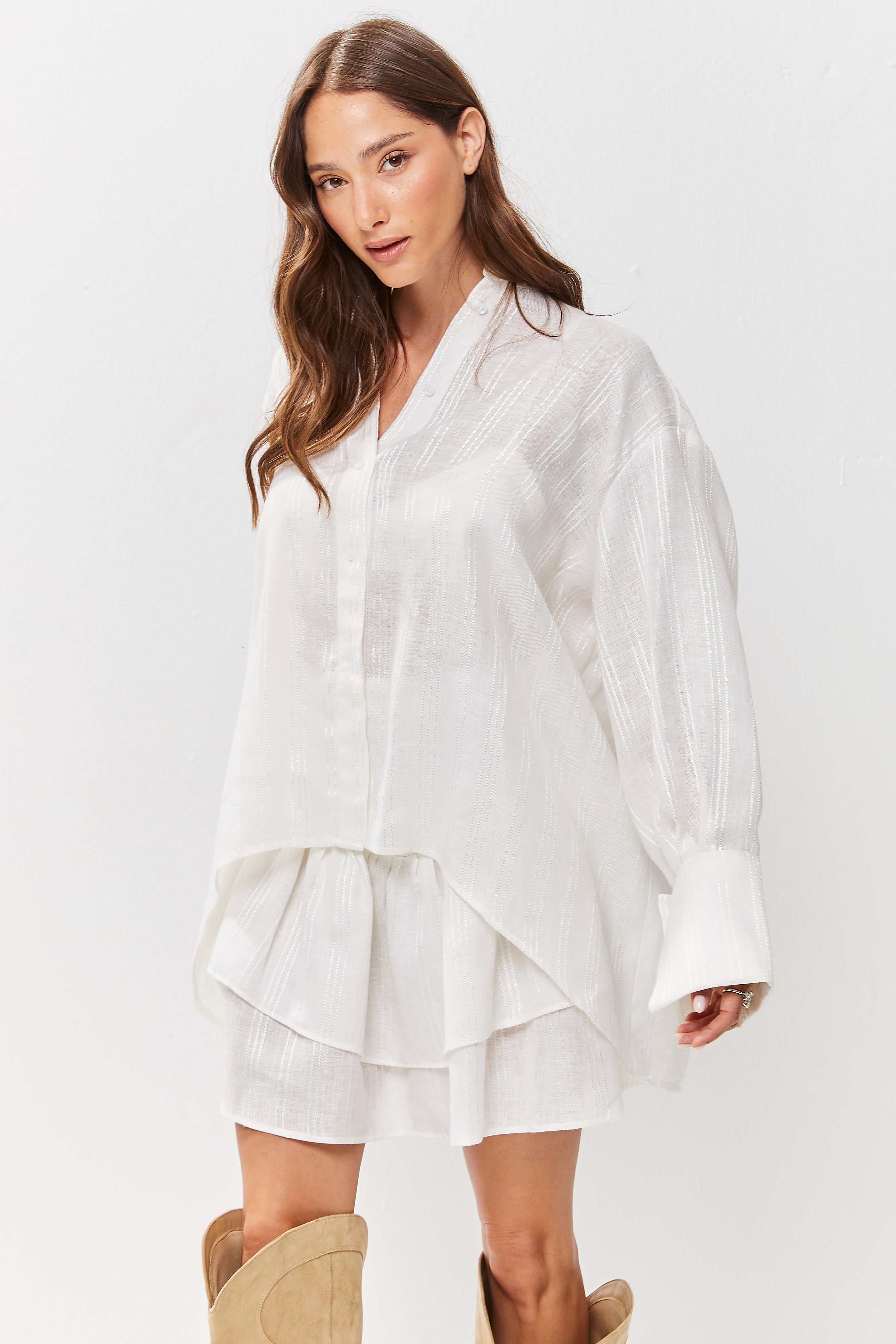 Noa Mini Skirt White