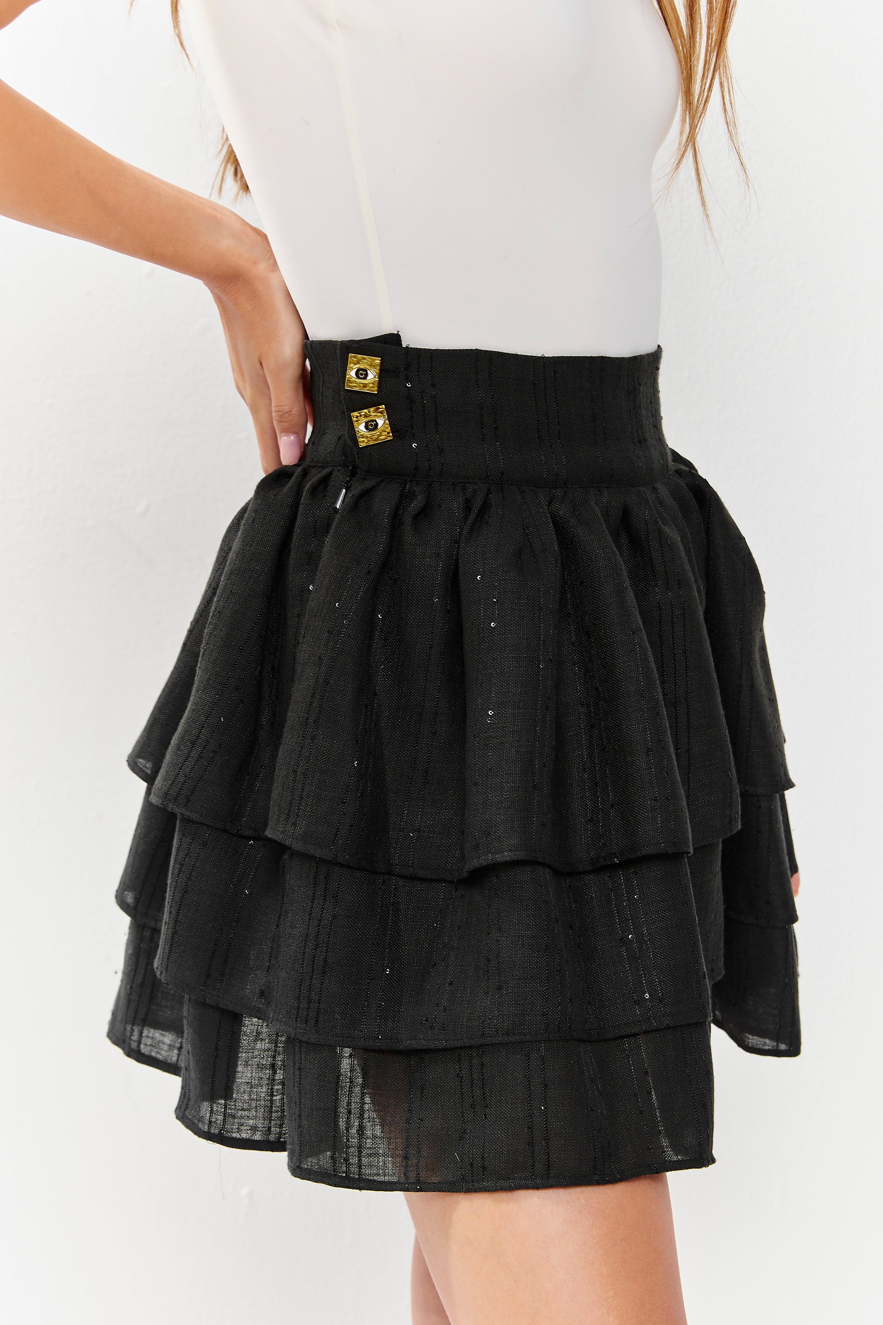 Noa Mini Skirt Black