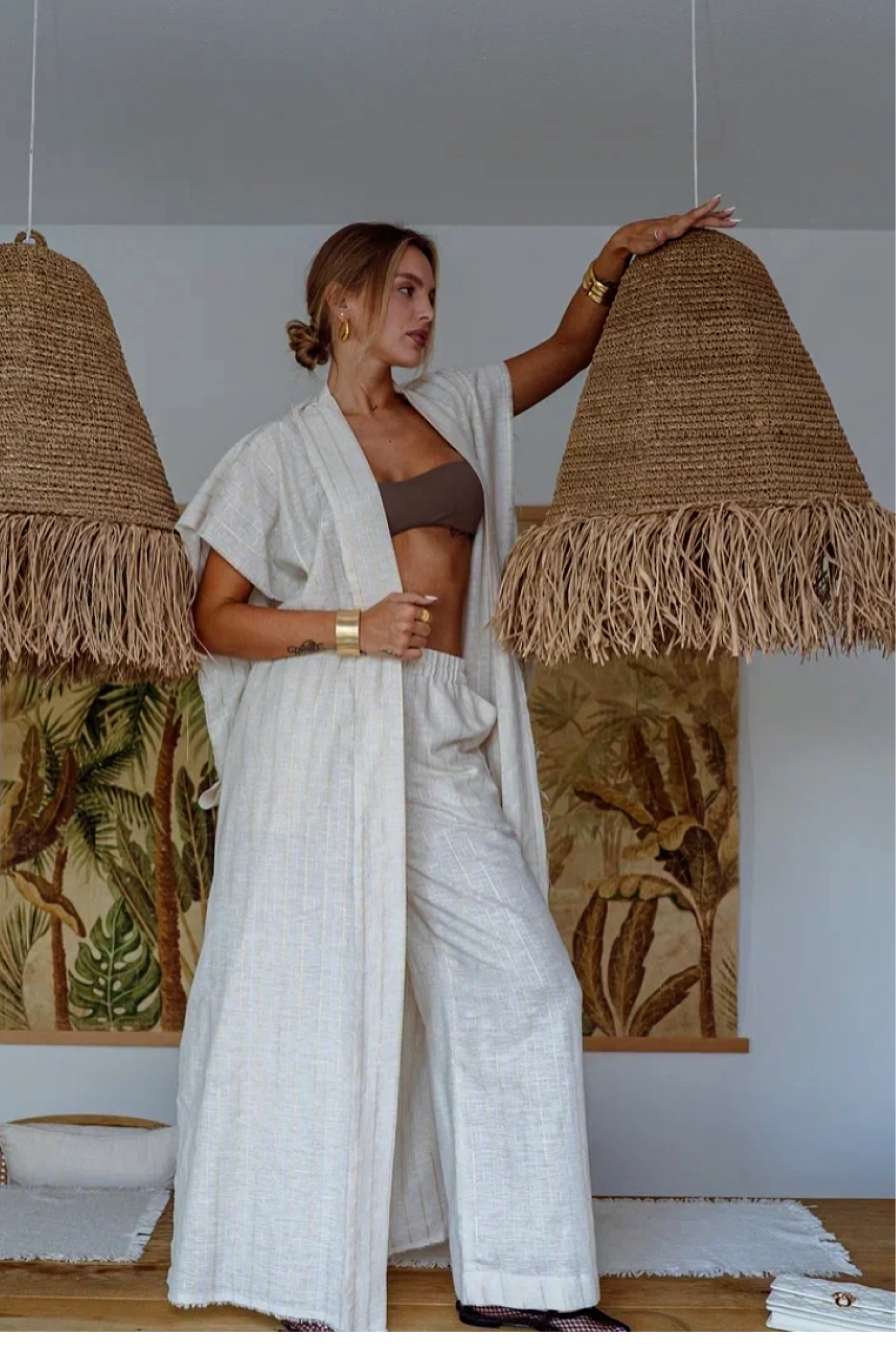 Lara Linen Pants Golden Sand