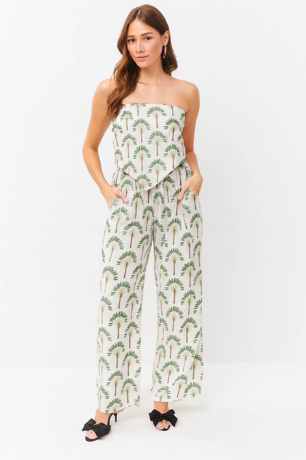 Selena Linen Scarf Palma