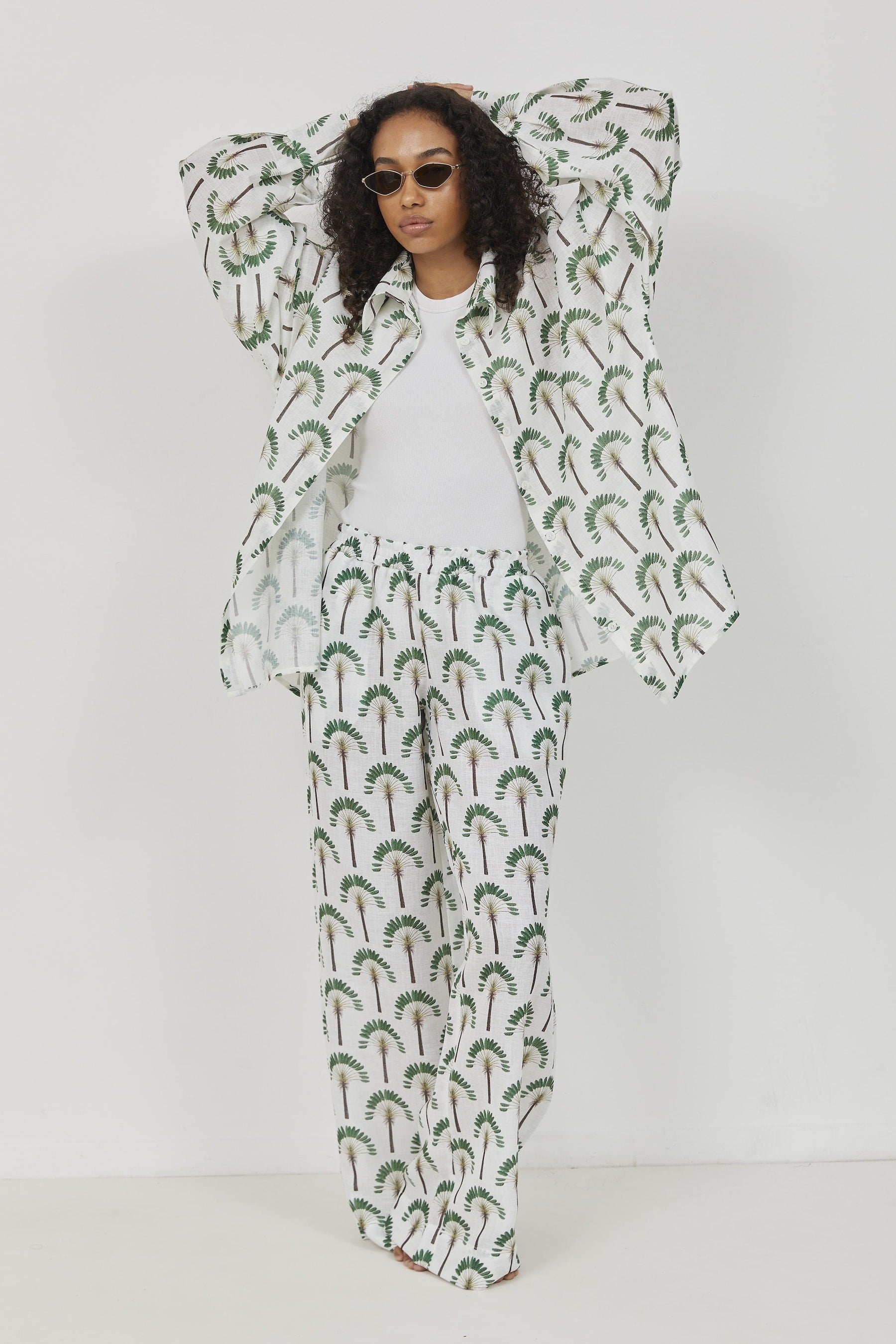 Selena Linen Shirt Palma