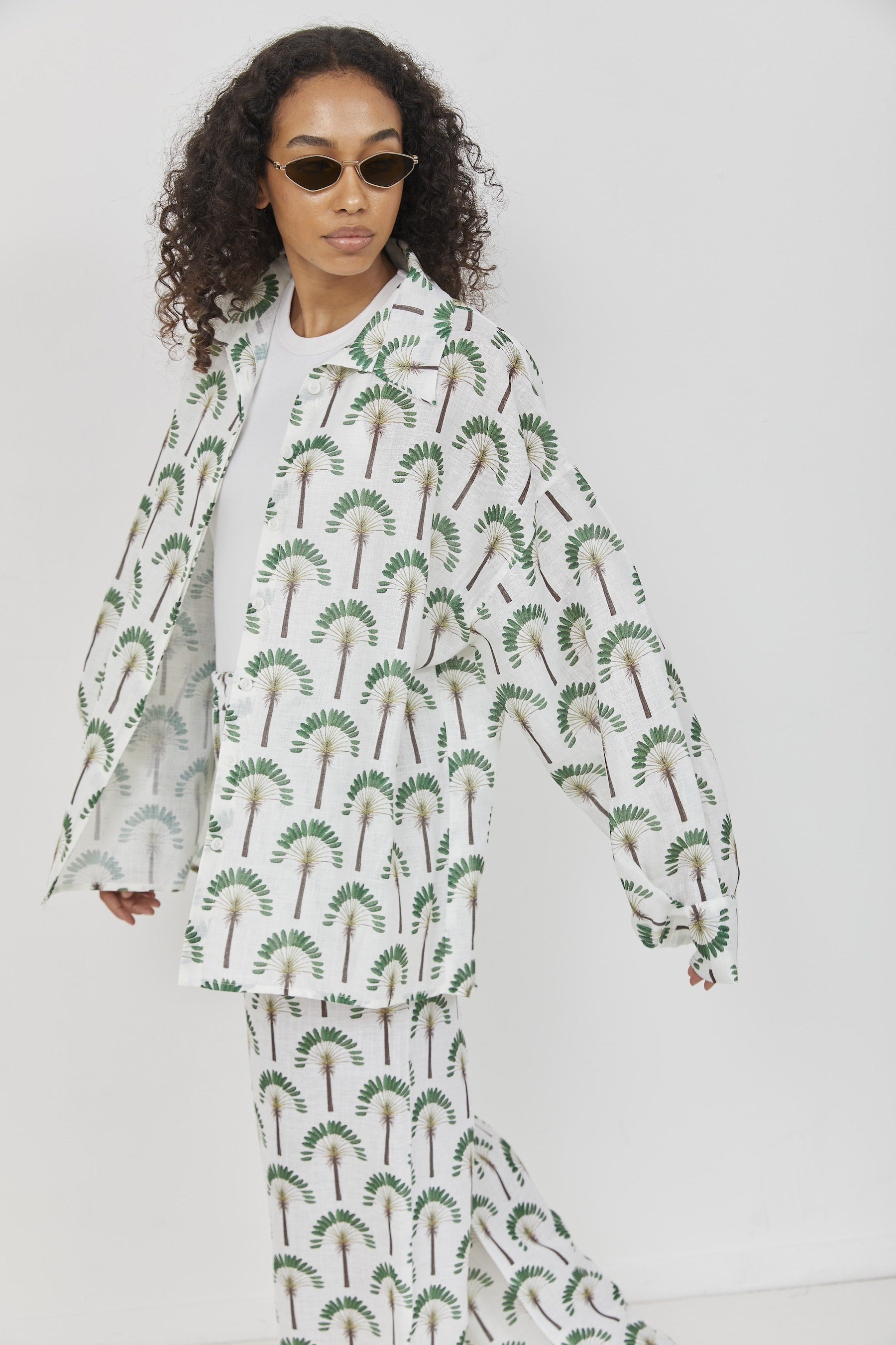 Selena Linen Shirt Palma