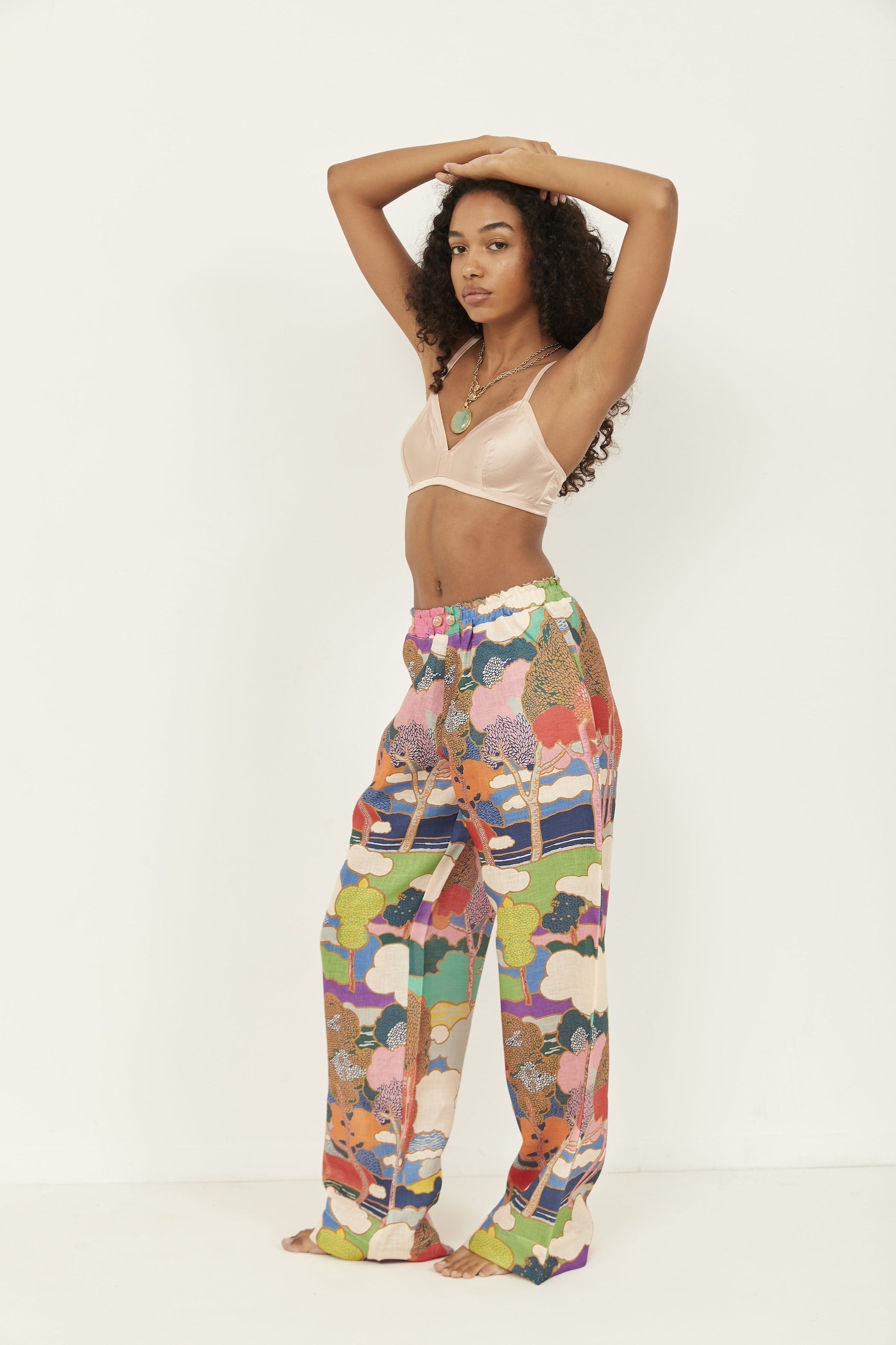 Selena Linen Pants Selva