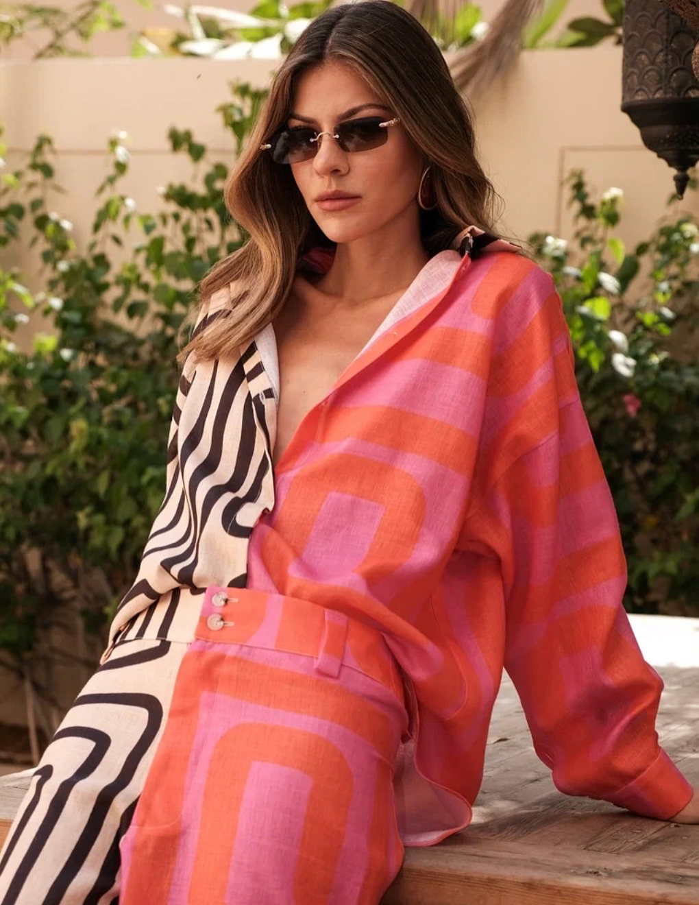 Selena Linen Shirt Coraline