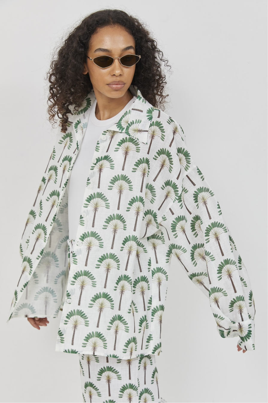 Selena Linen Shirt Palma