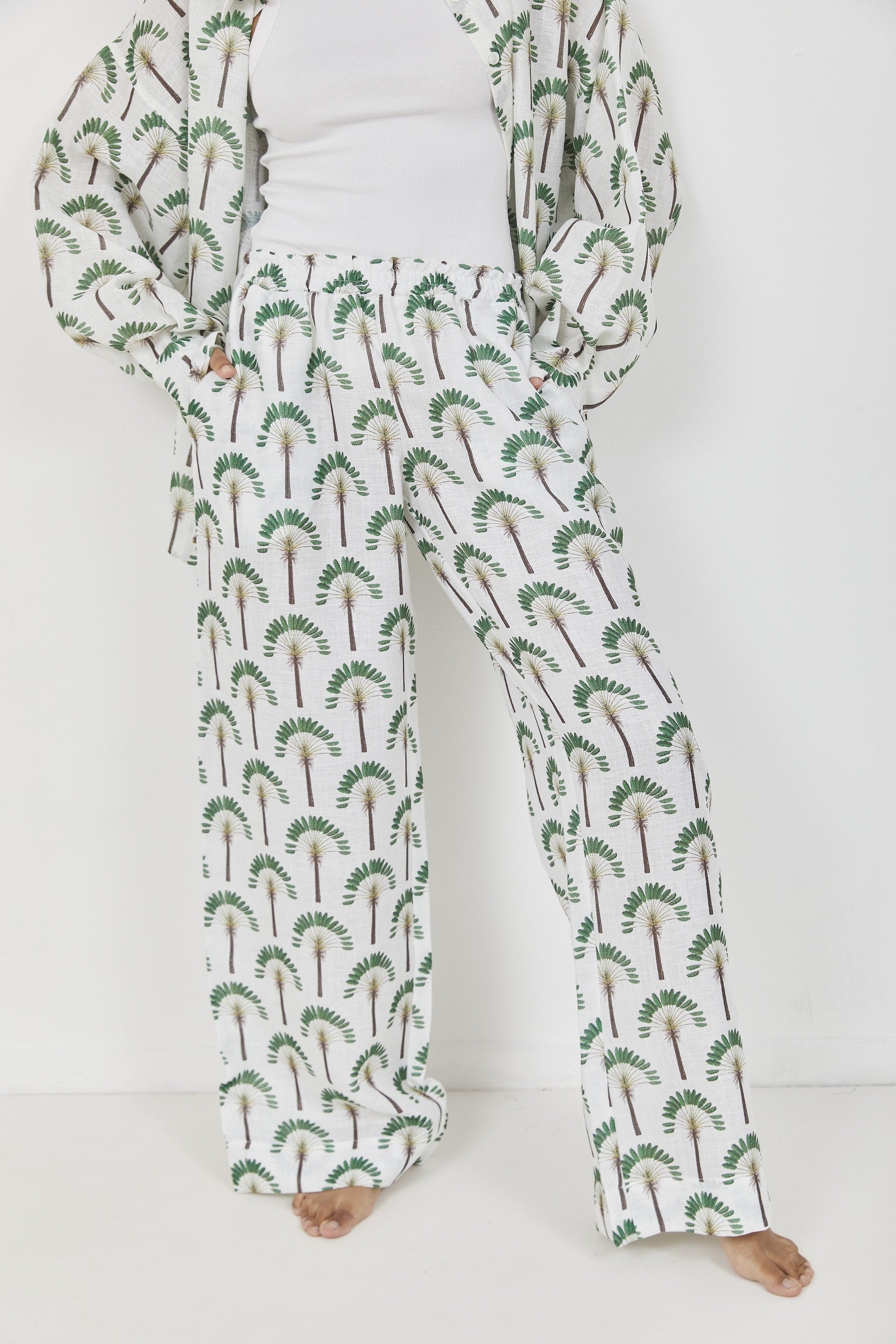Selena Linen Pants Palma