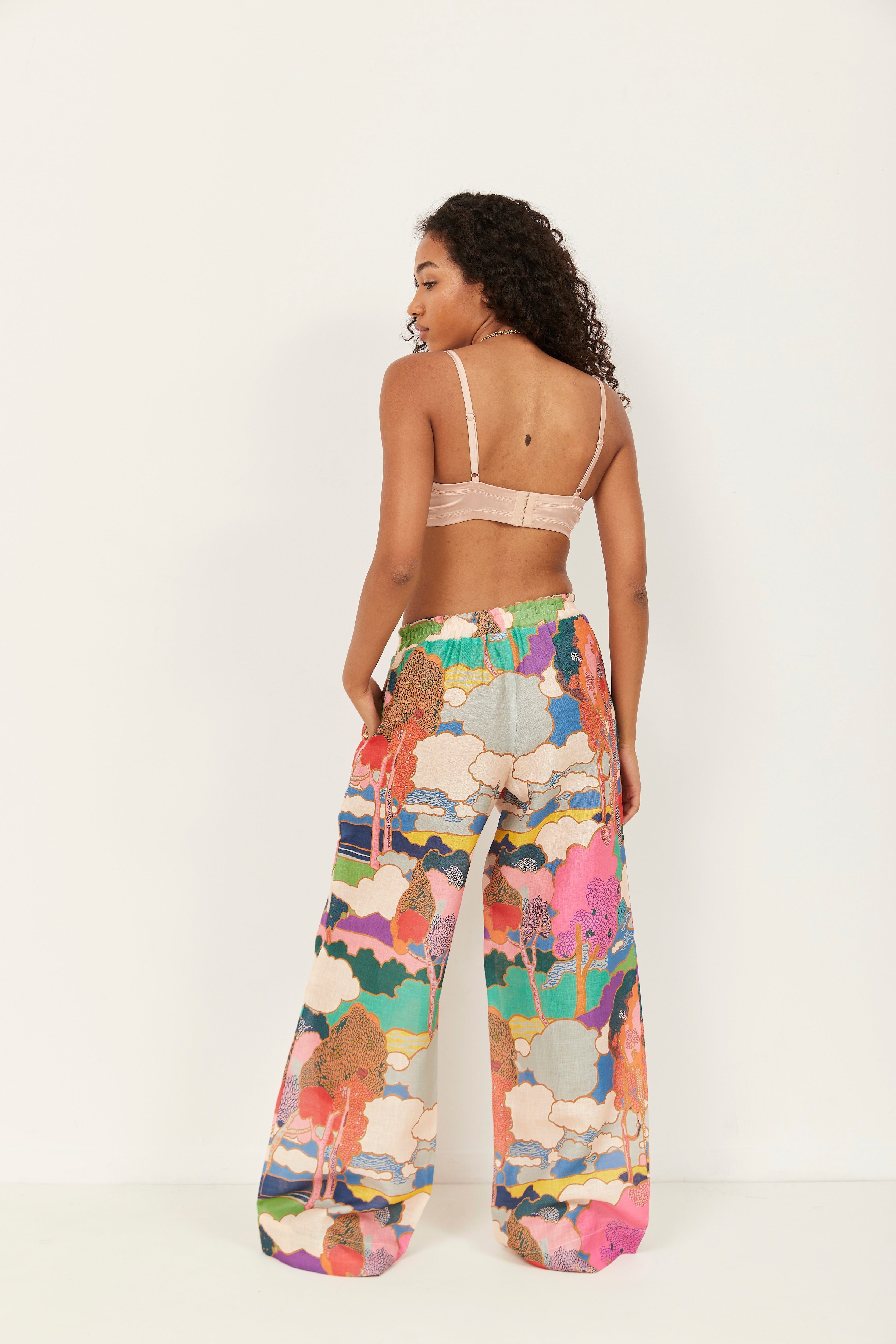 Selena Linen Pants Selva